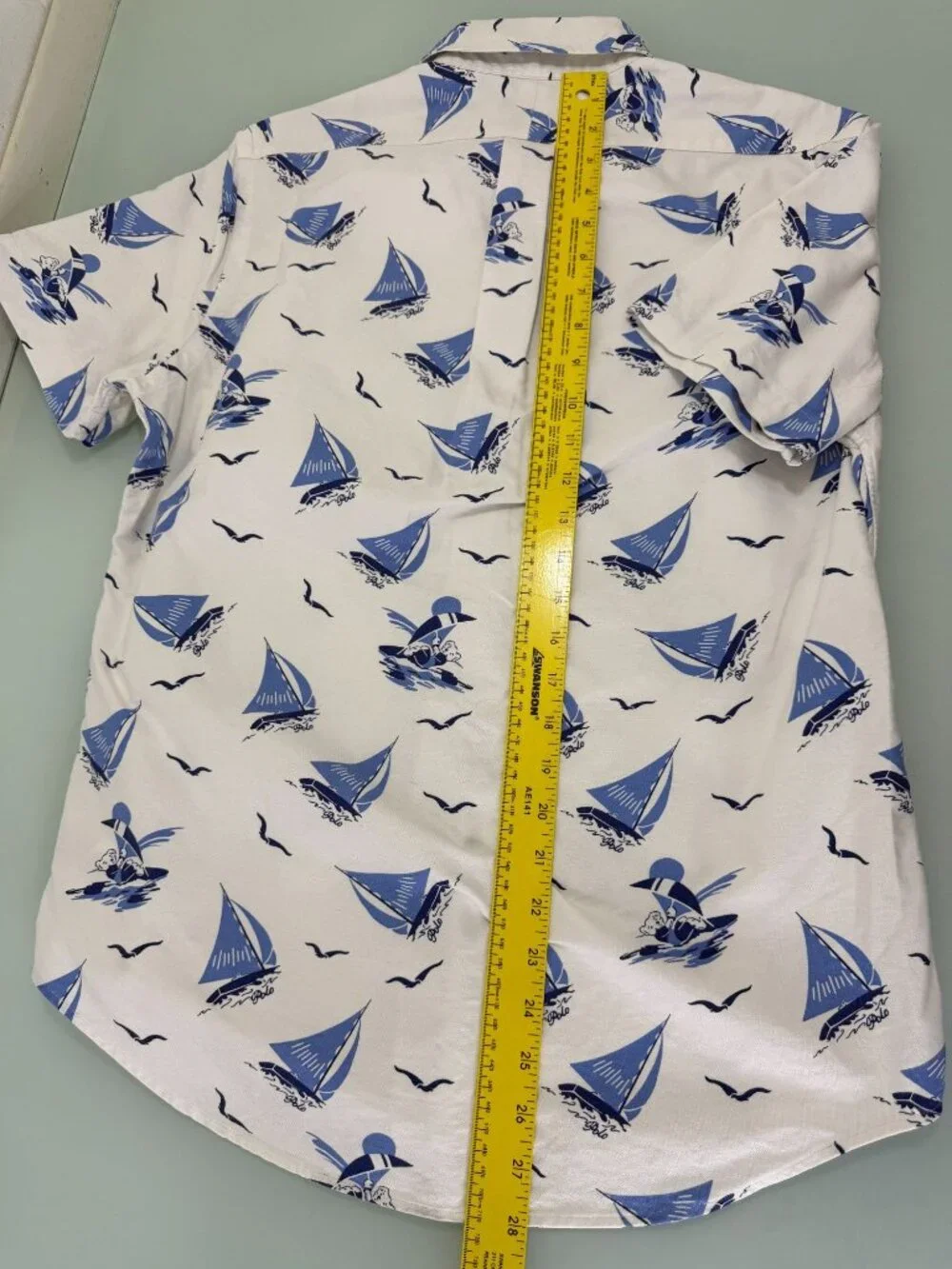 Polo Ralph Lauren Sailboat Bear Oxford Shirt Men Small S Button Down Classic Fit